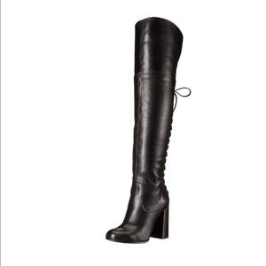 Vince Camuto Leather Over the Knee Boot